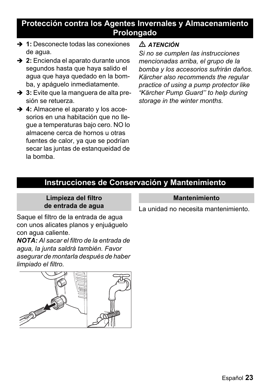 Karcher K 2.55 User Manual | Page 23 / 44