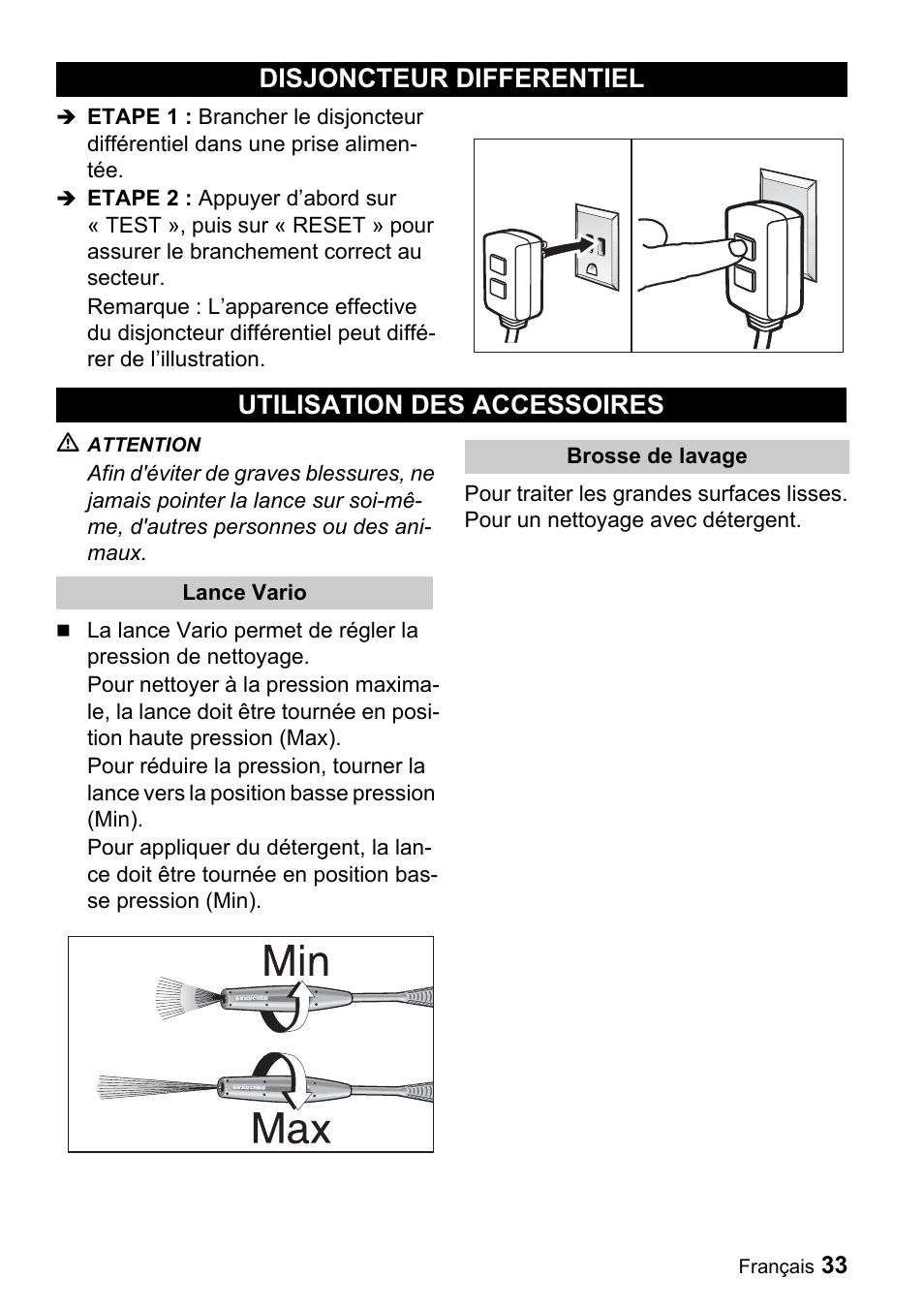 Karcher K 2.55 User Manual | Page 33 / 44