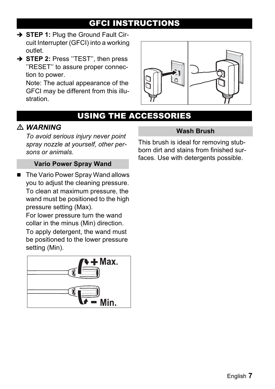 Karcher K 2.55 User Manual | Page 7 / 44