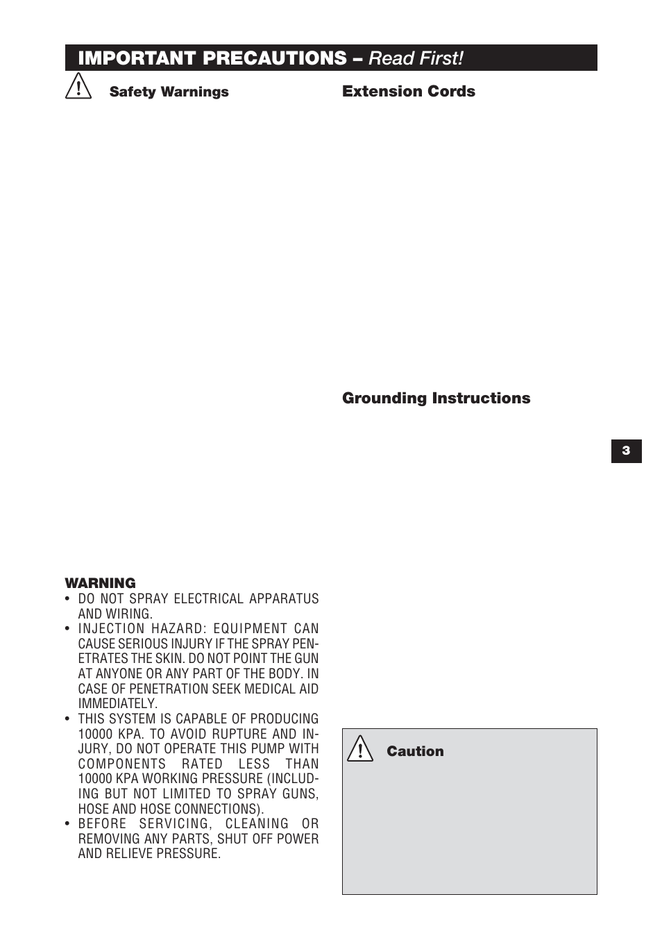 Important precautions – read first | Karcher 1750 User Manual | Page 3 / 12