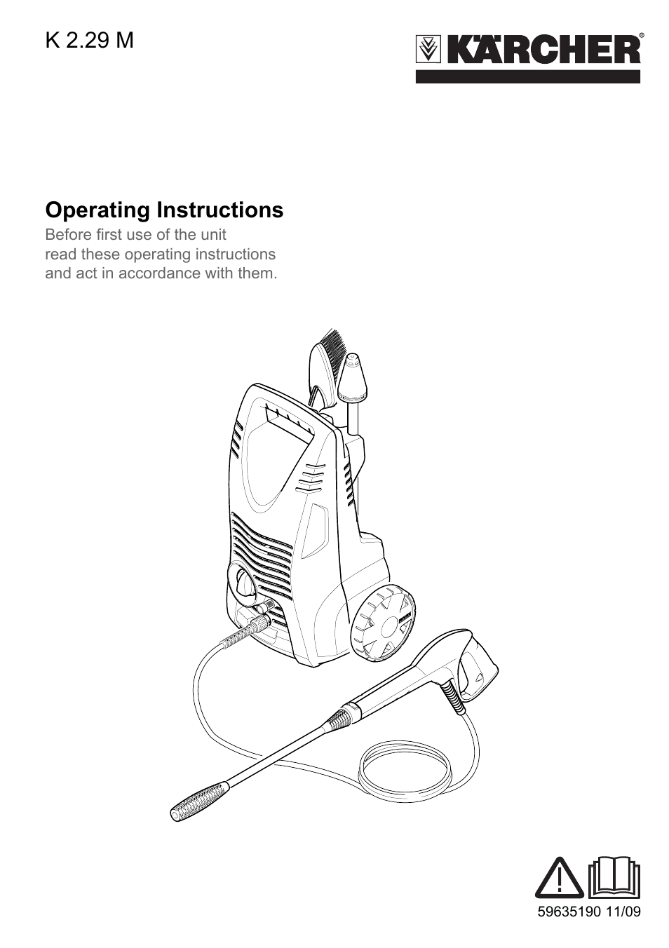 Karcher K 2.29 M User Manual | 12 pages