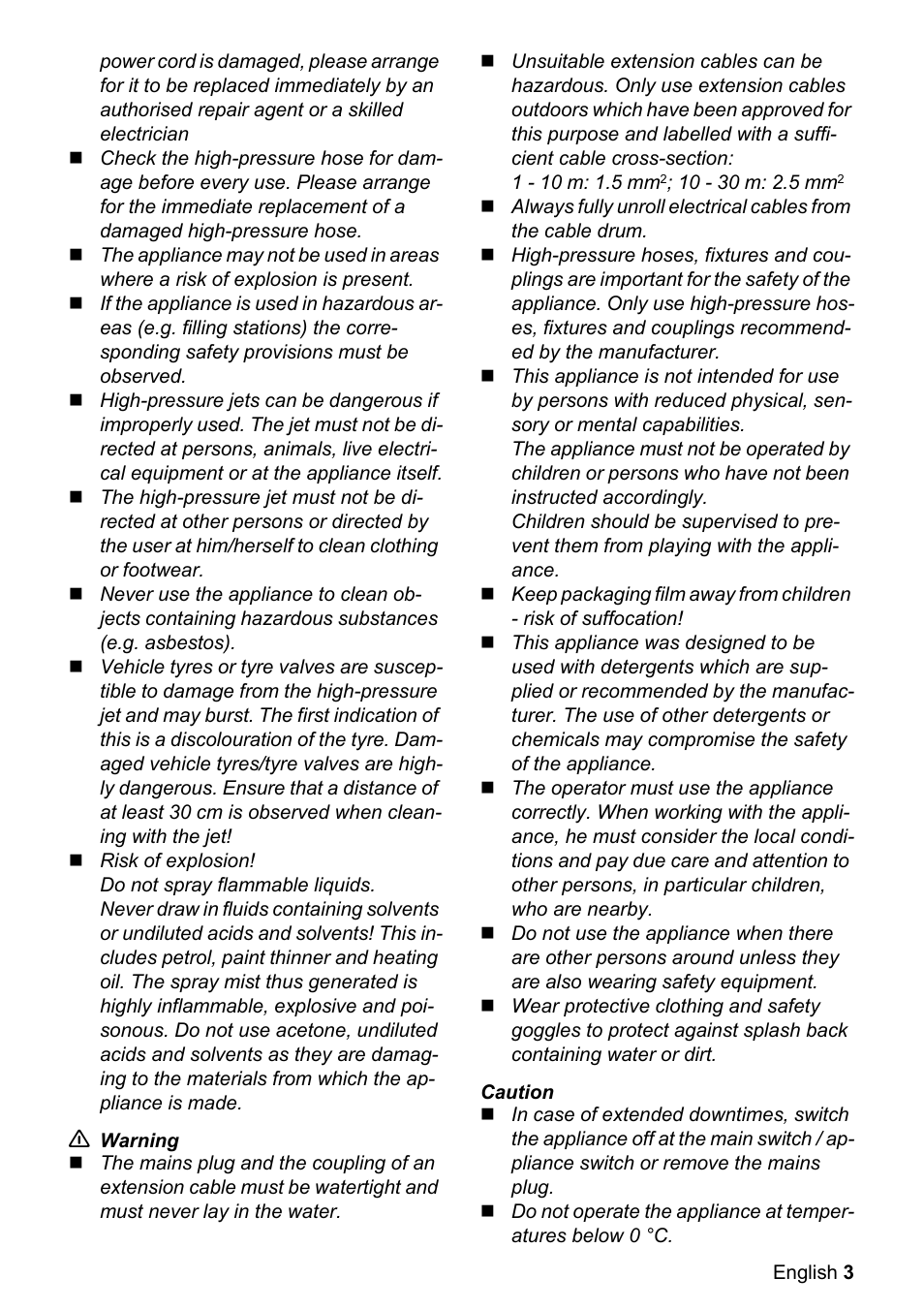 Karcher K 2.29 M User Manual | Page 3 / 12