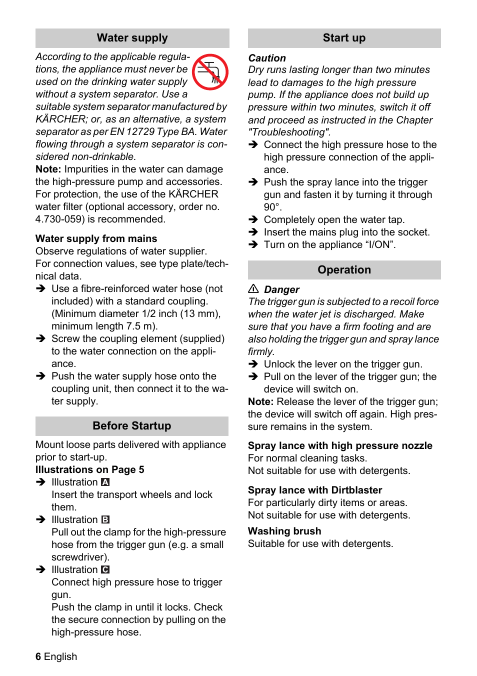 Karcher K 2.29 M User Manual | Page 6 / 12