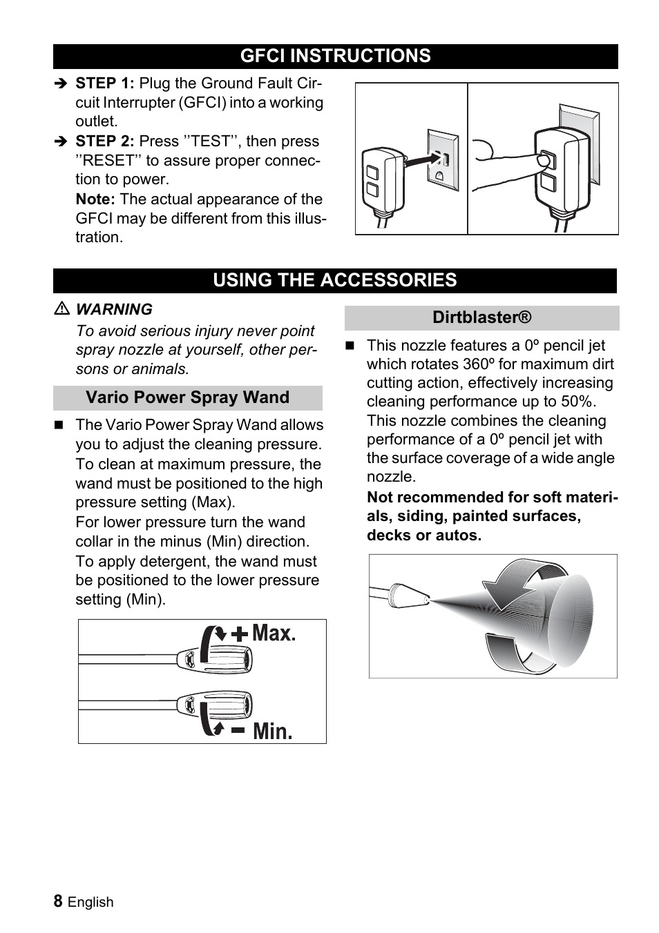 Karcher K 2.7 User Manual | Page 8 / 16