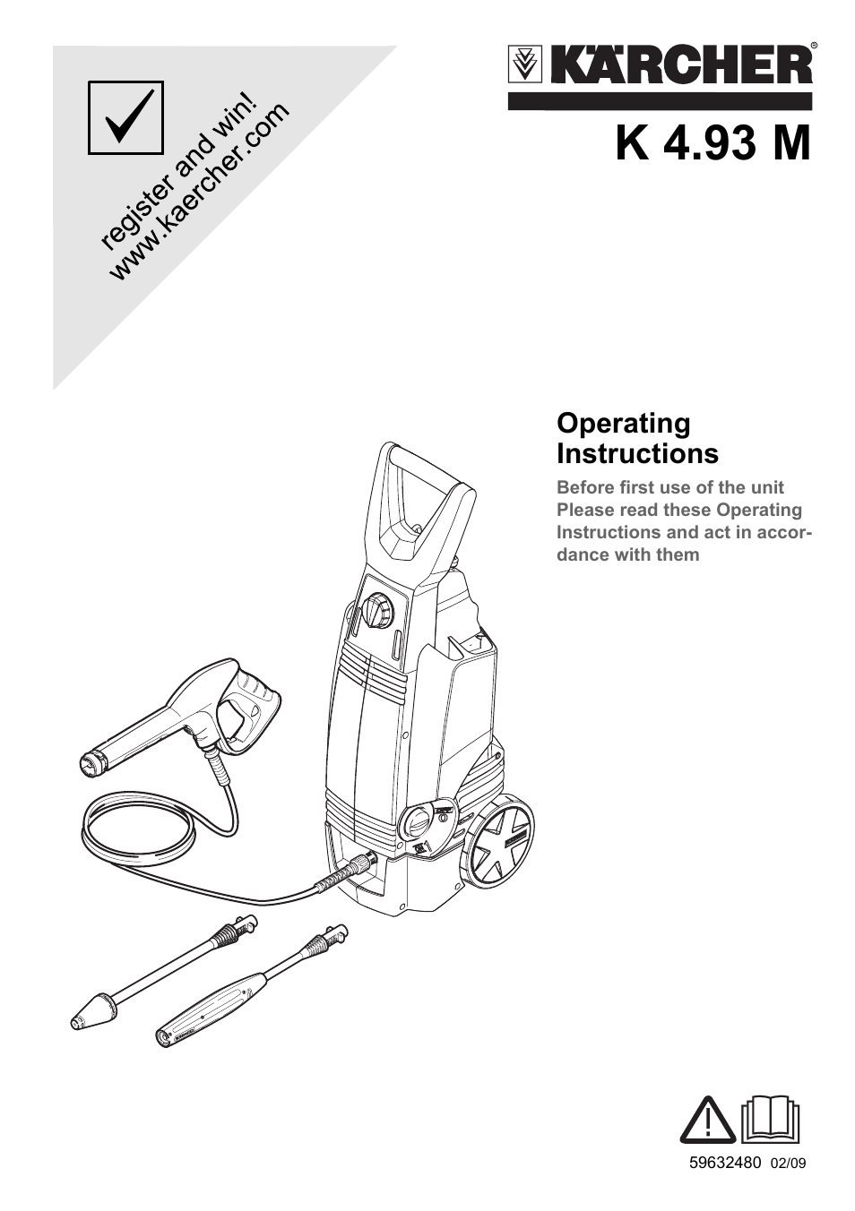 Karcher K 4.93 M User Manual | 12 pages