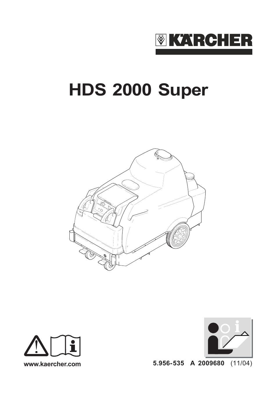 Karcher HDS 2000 User Manual | 16 pages