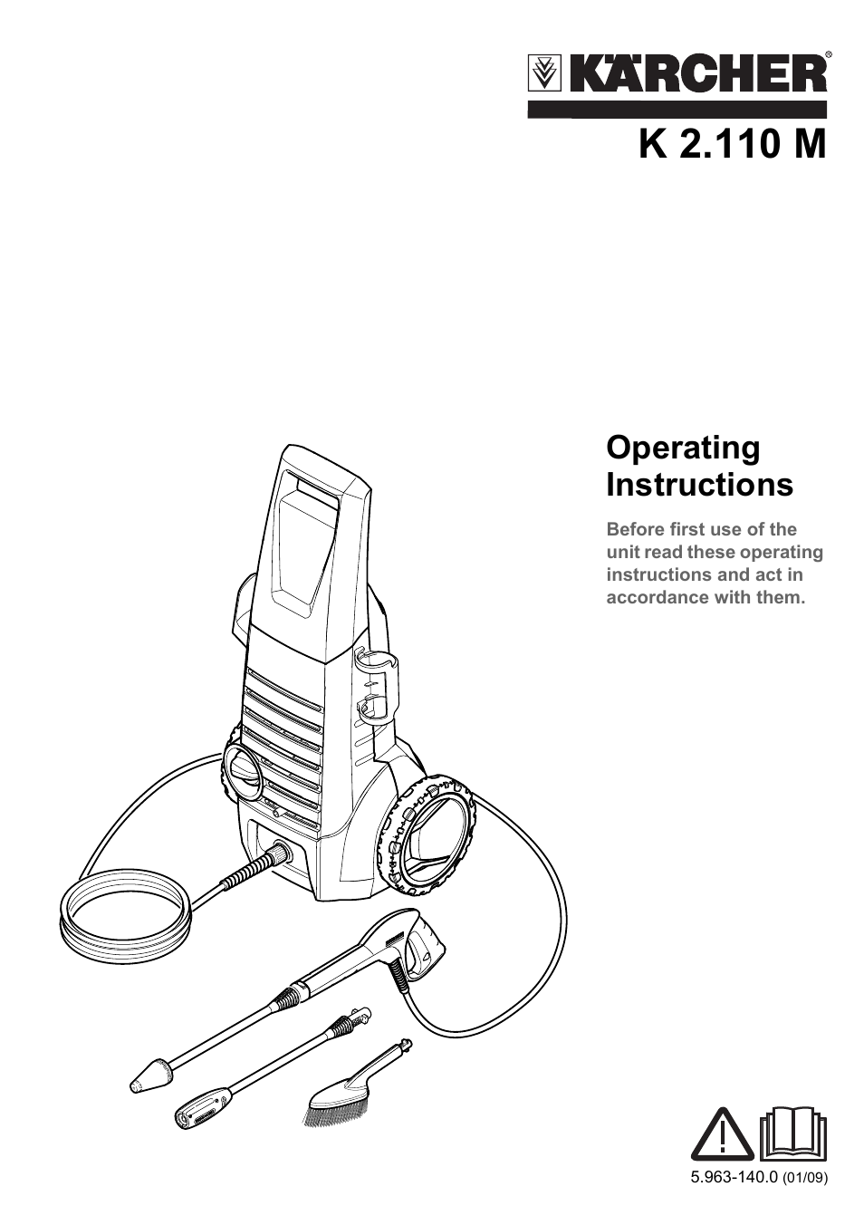 Karcher K 2.110 M User Manual | 12 pages