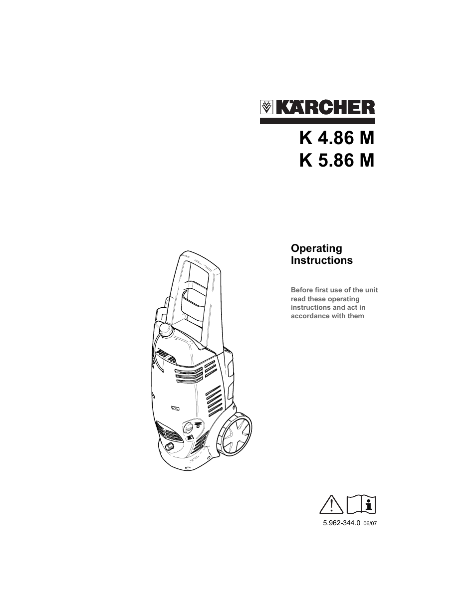 Karcher K 4.86 M User Manual | 12 pages