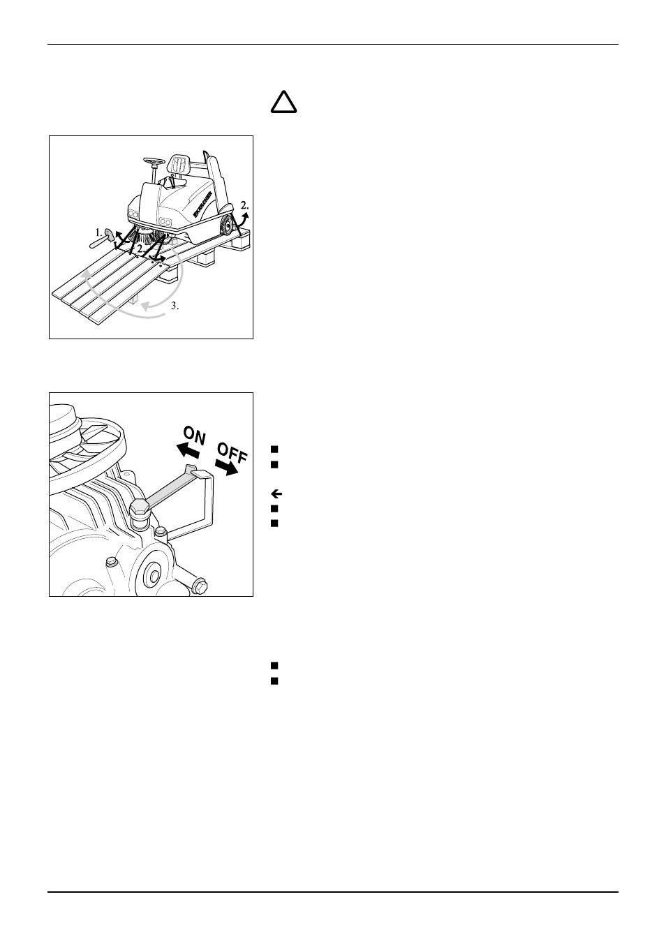 User instructions | Karcher KMR 1250 B User Manual | Page 7 / 32