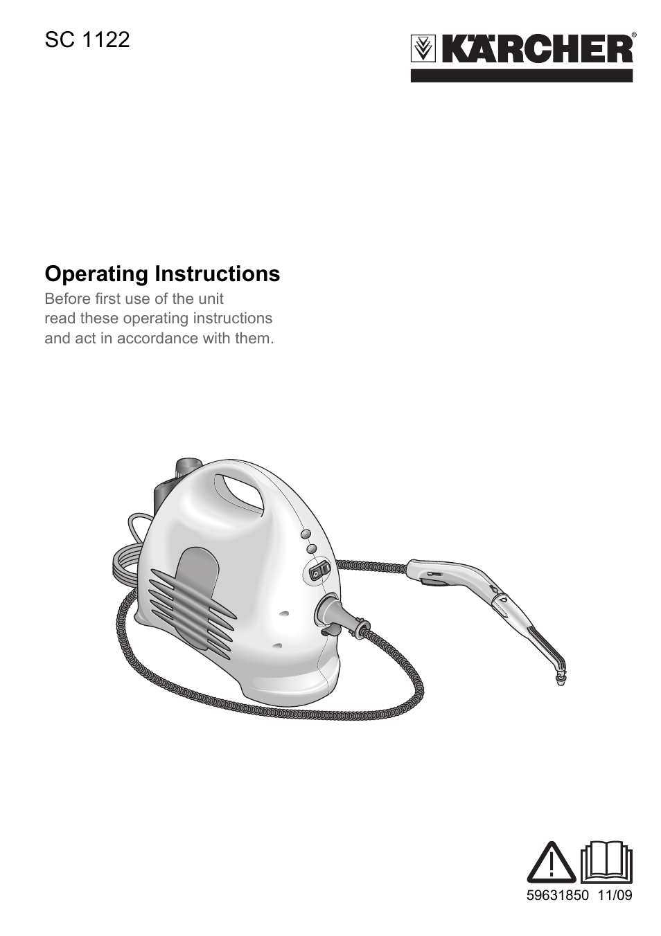 Karcher SC 1122 User Manual | 16 pages