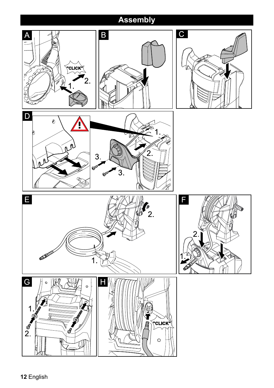 Assembly | Karcher K 6.450 User Manual | Page 12 / 16
