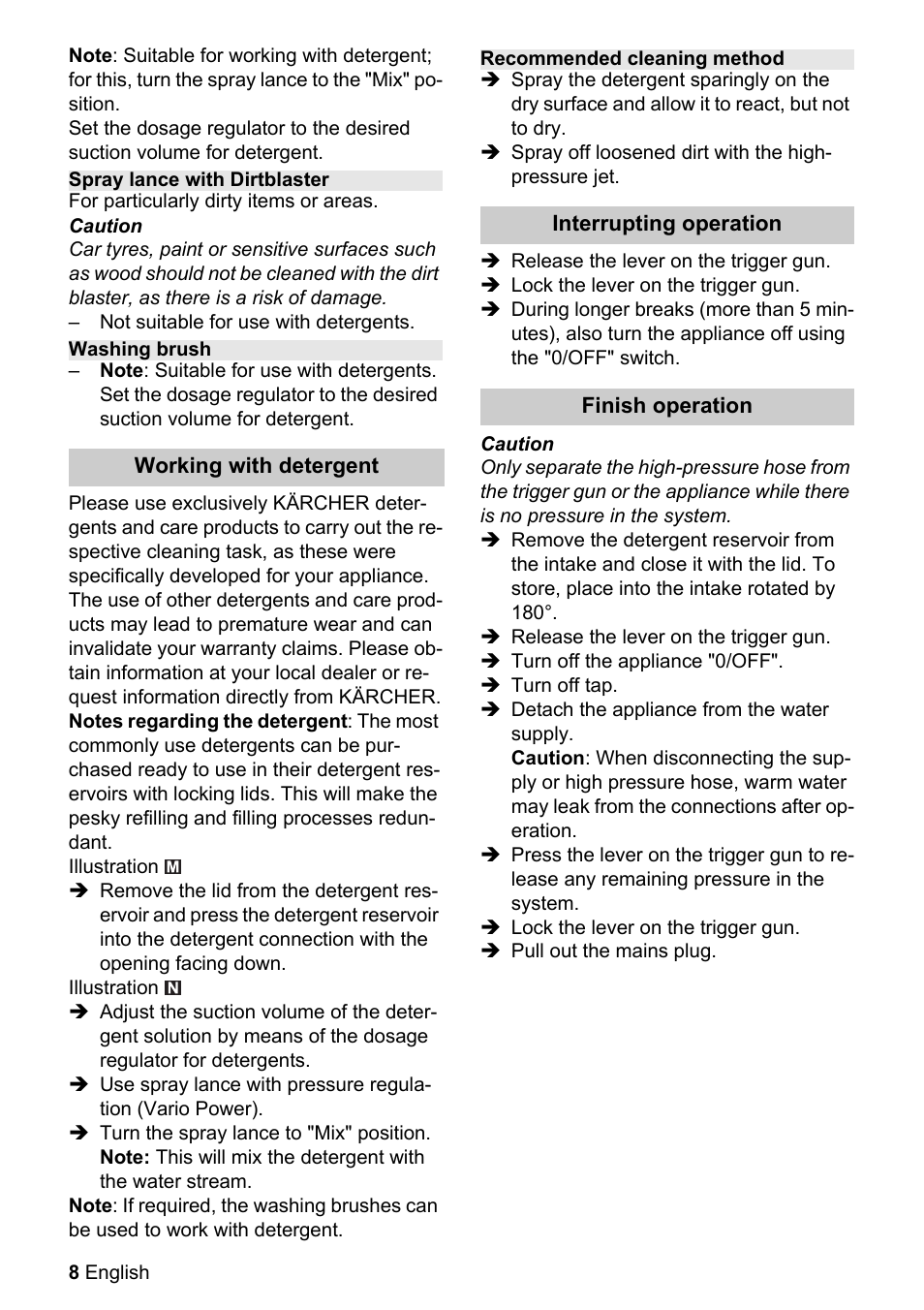 Karcher K 6.450 User Manual | Page 8 / 16