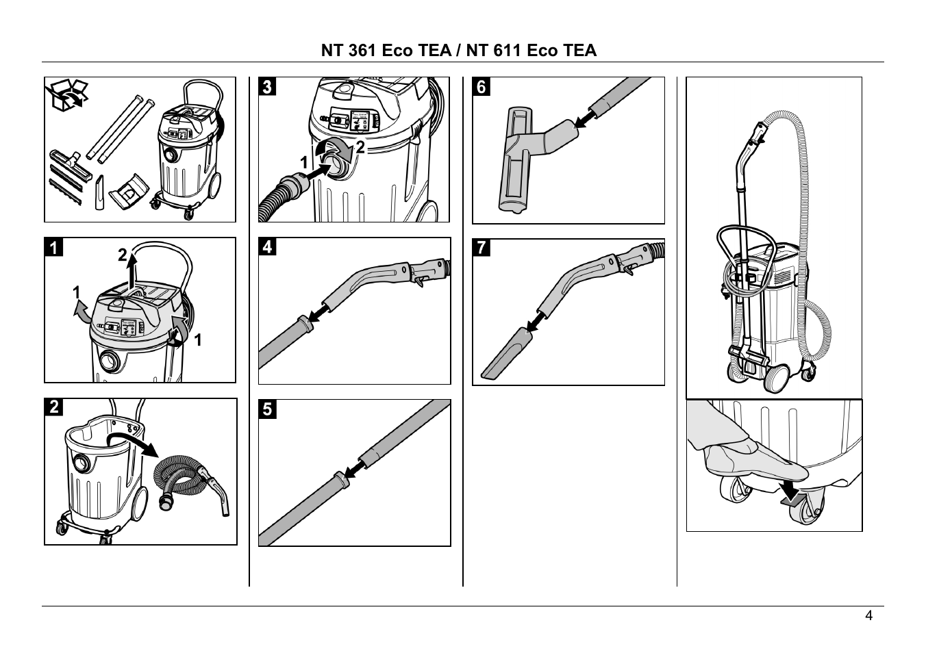 Karcher ECO TEA NT 361 User Manual | Page 4 / 14