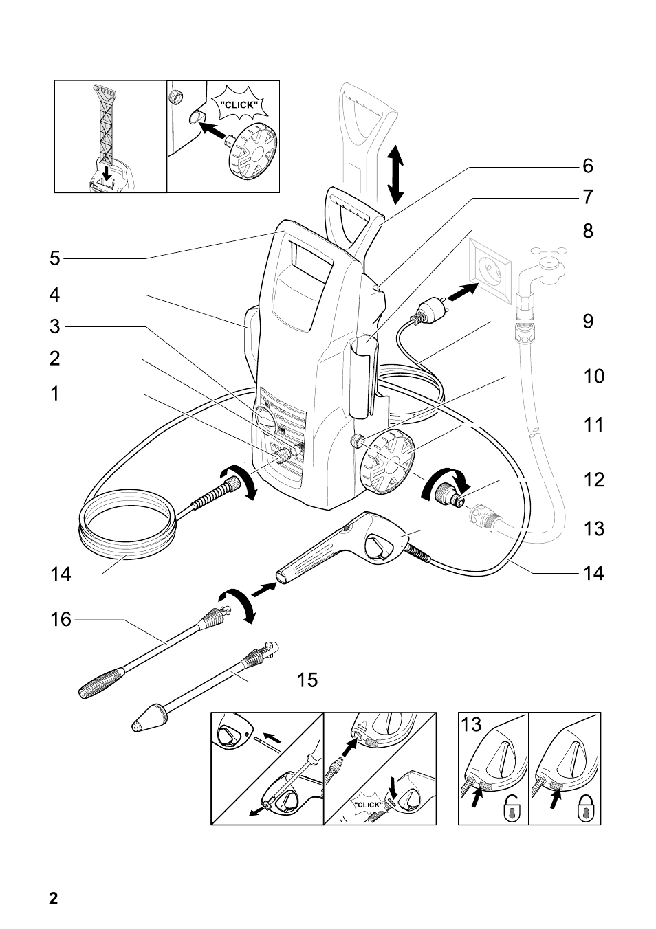 Karcher K 2.54 M User Manual | Page 2 / 12