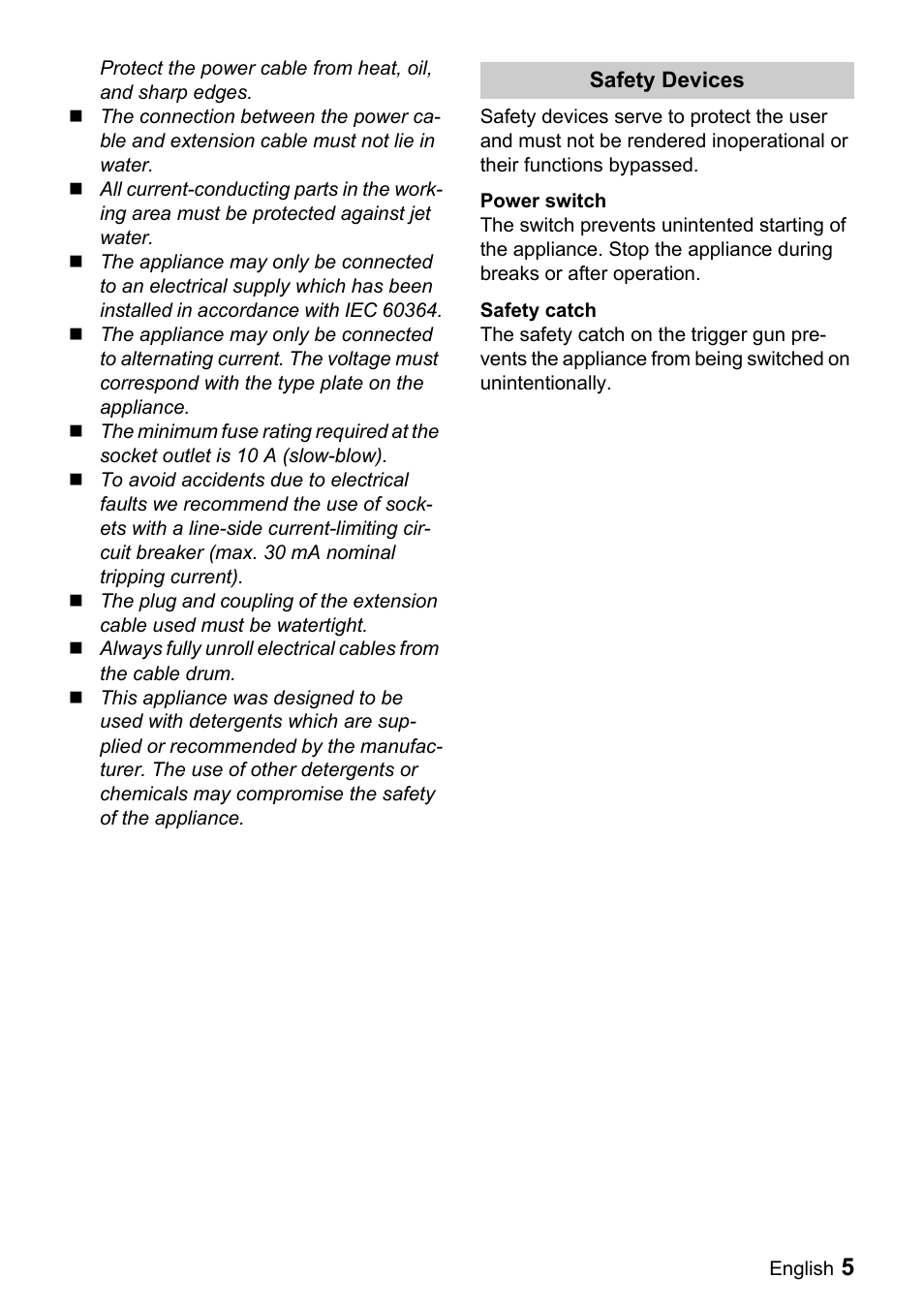 Karcher K 2.54 M User Manual | Page 5 / 12