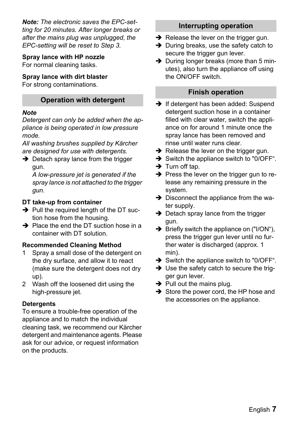 Karcher K 2.54 M User Manual | Page 7 / 12