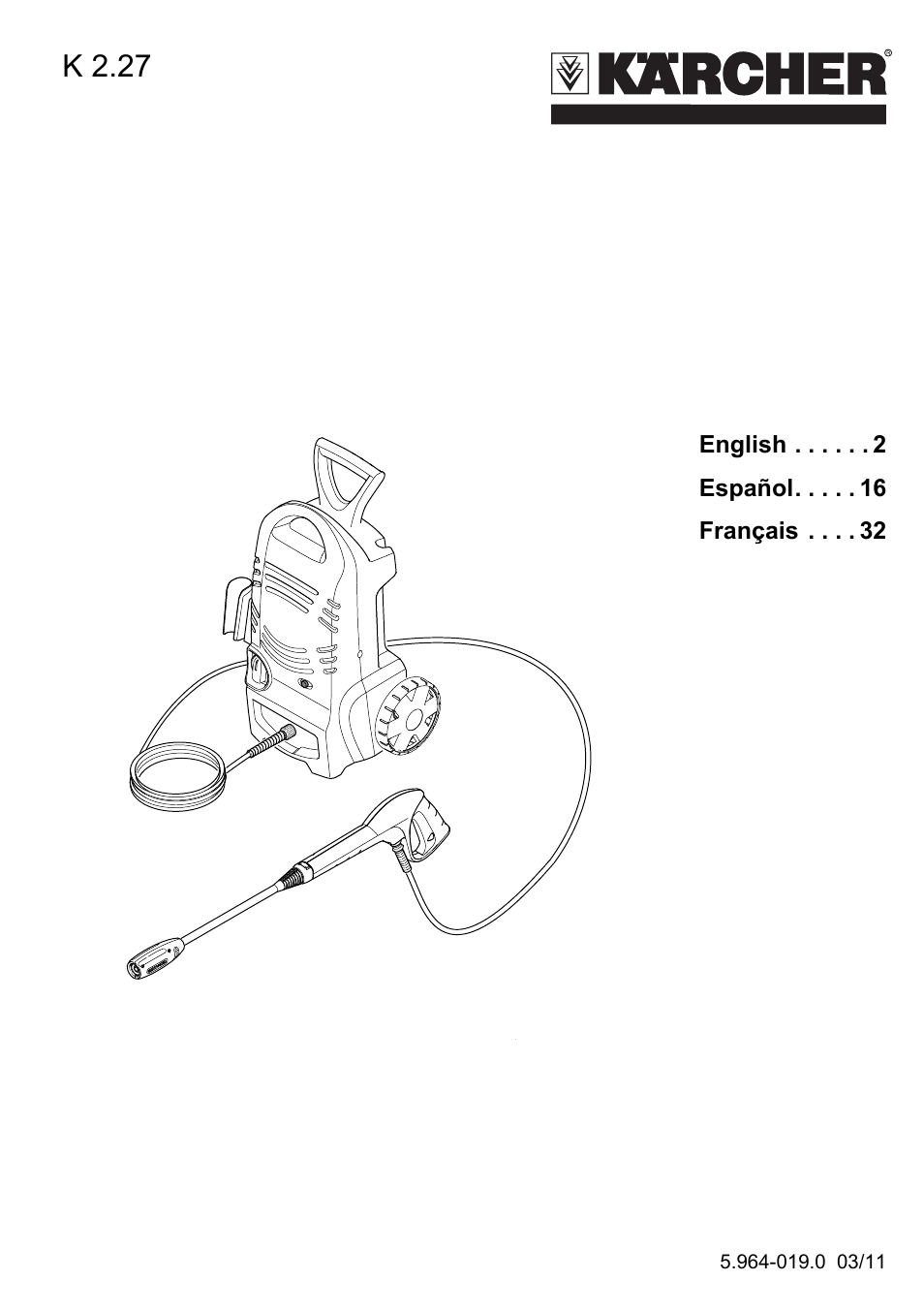 Karcher K 2.27 User Manual | 48 pages