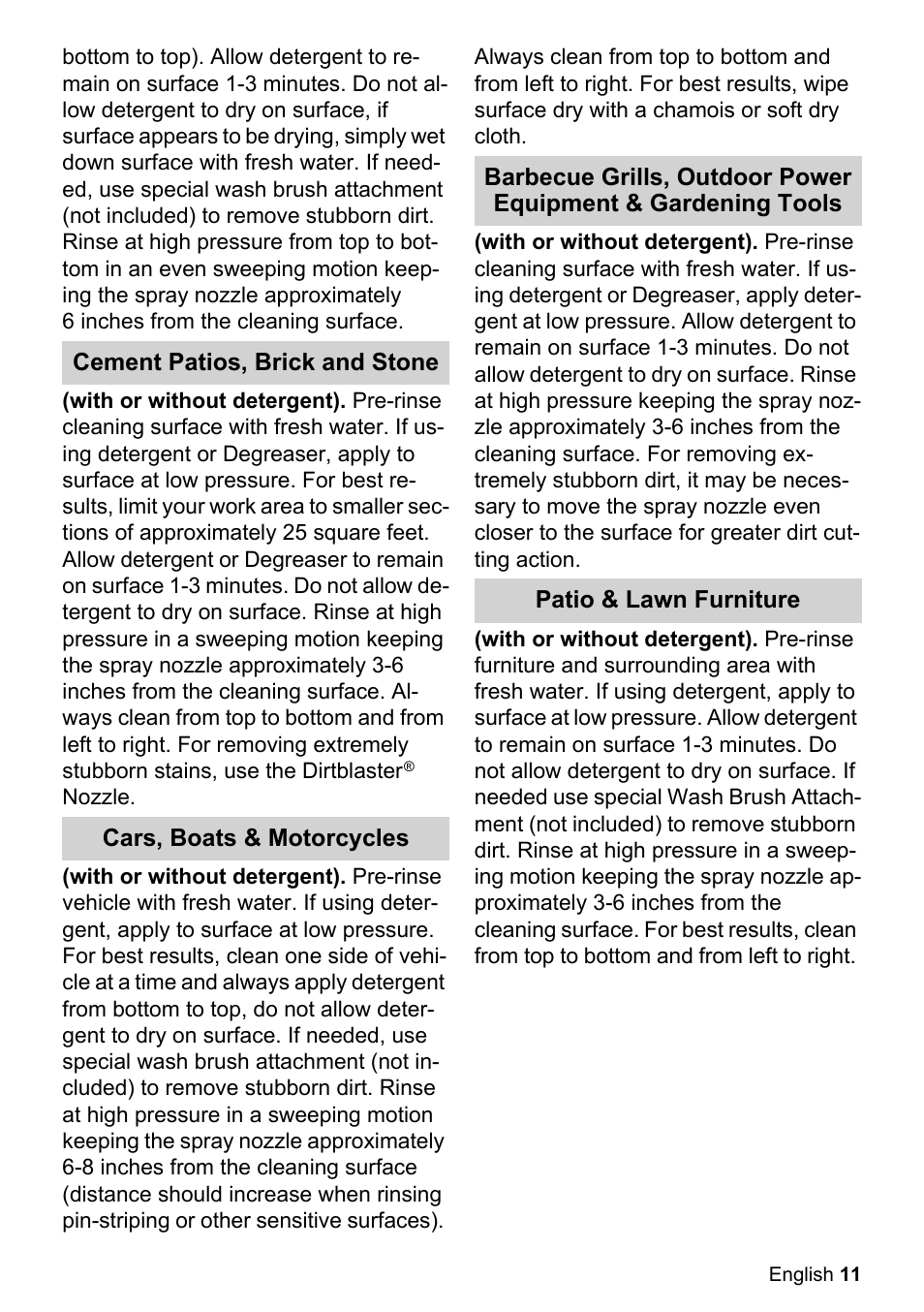 Karcher K 2.27 User Manual | Page 11 / 48