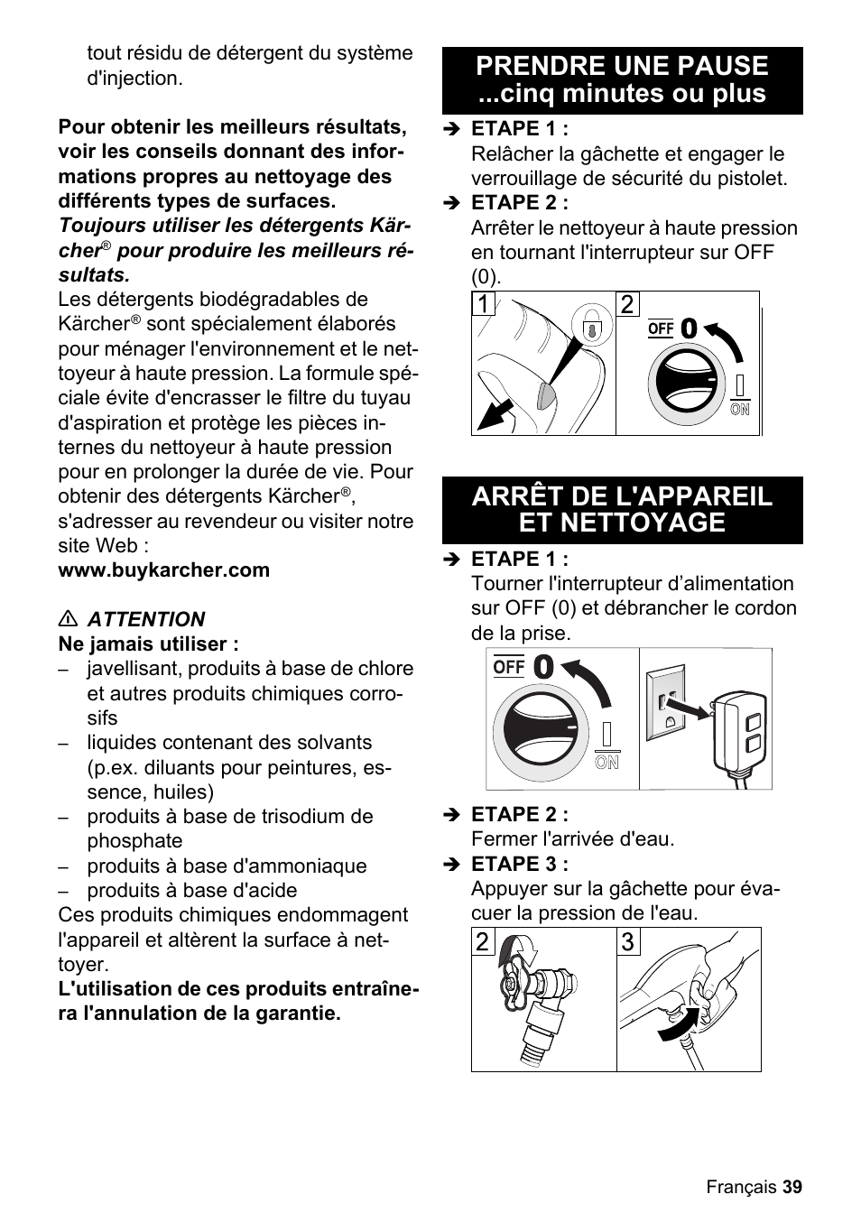 Karcher K 2.27 User Manual | Page 39 / 48