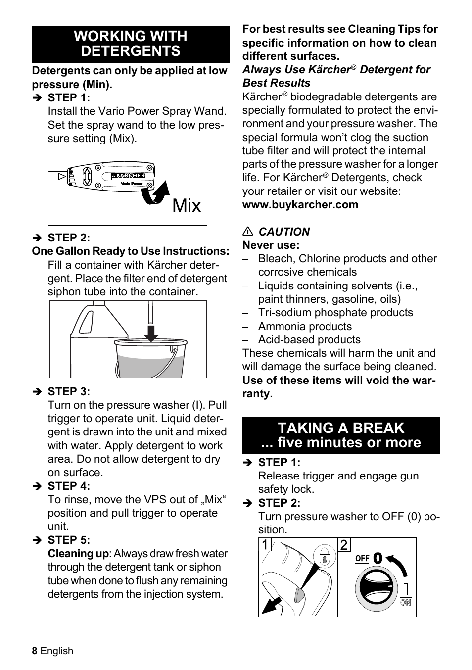 Karcher K 2.27 User Manual | Page 8 / 48