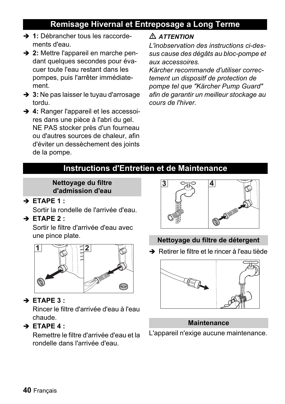 Karcher K 2.16 User Manual | Page 40 / 48