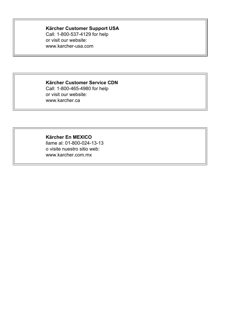 Karcher K 2.16 User Manual | Page 48 / 48