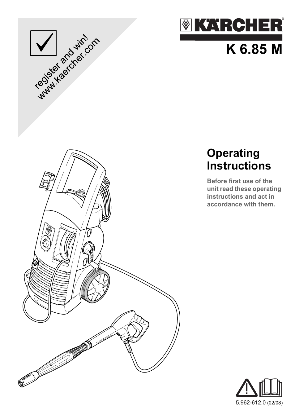 Karcher K 6.85 M User Manual | 16 pages