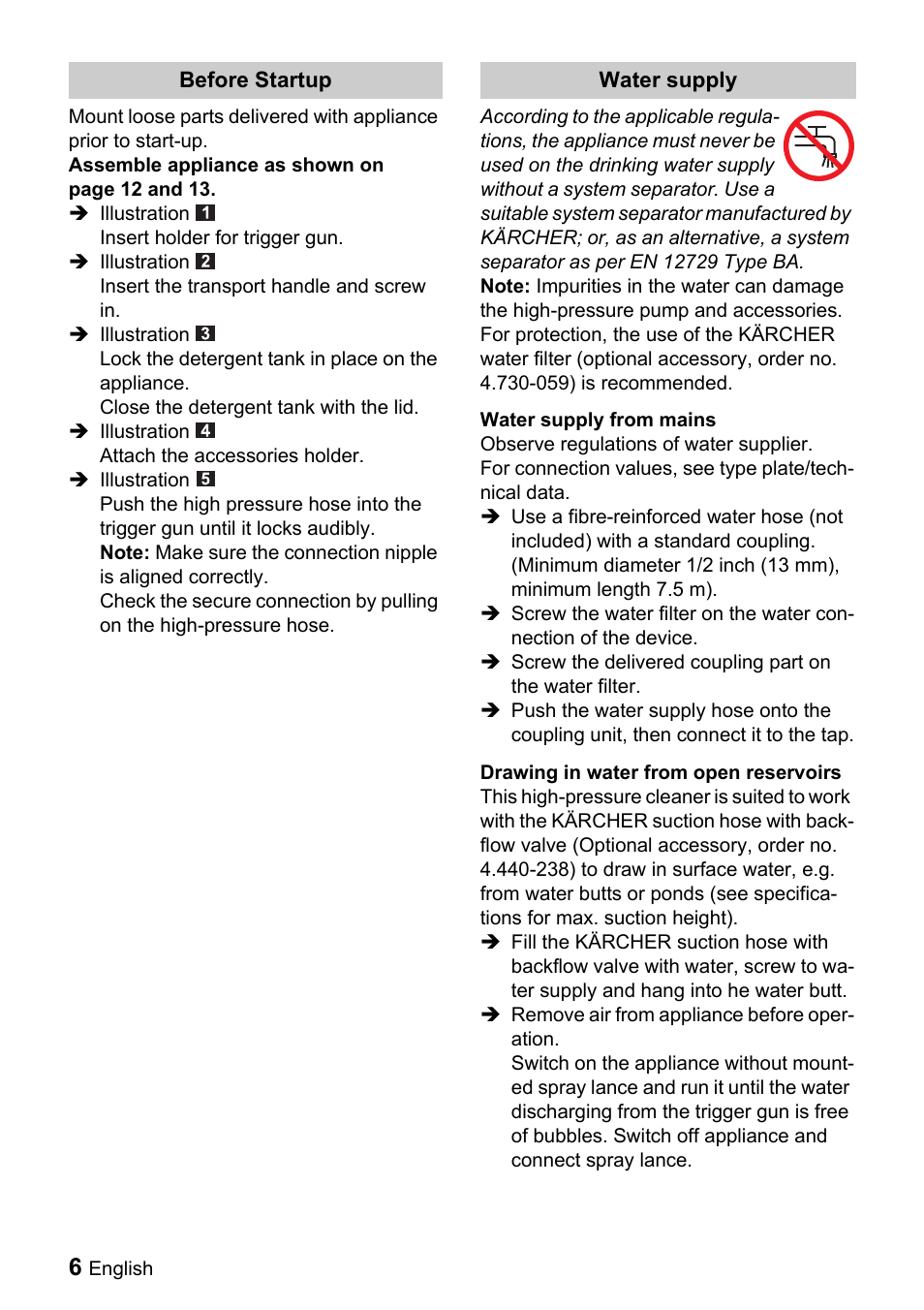 Karcher K 6.85 M User Manual | Page 6 / 16