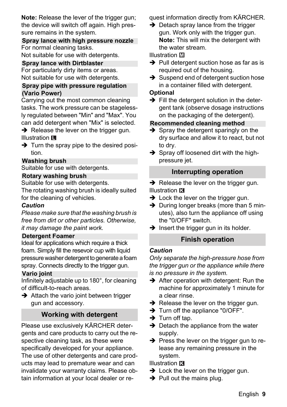 Karcher K 2.399 User Manual | Page 9 / 16