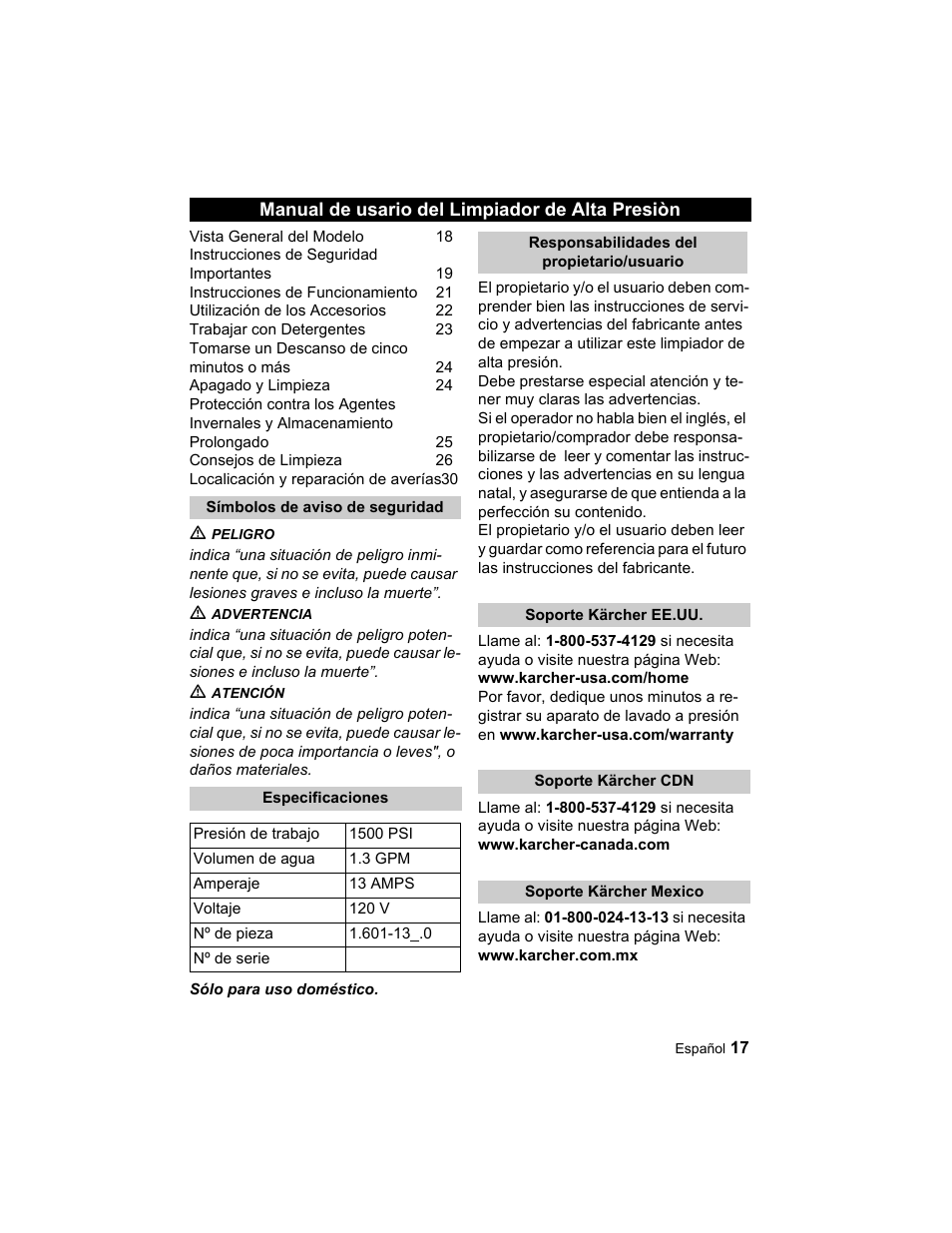 Karcher K 2.21 User Manual | Page 17 / 48