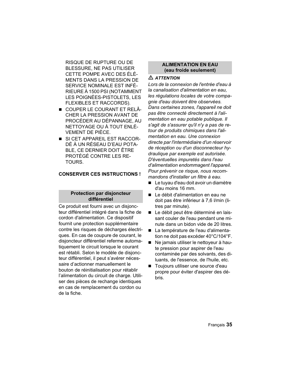 Karcher K 2.21 User Manual | Page 35 / 48