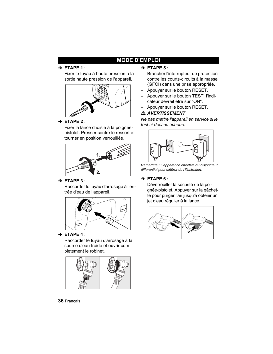 Karcher K 2.21 User Manual | Page 36 / 48