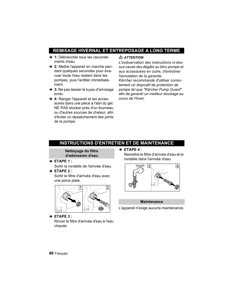 Karcher K 2.21 User Manual | Page 40 / 48