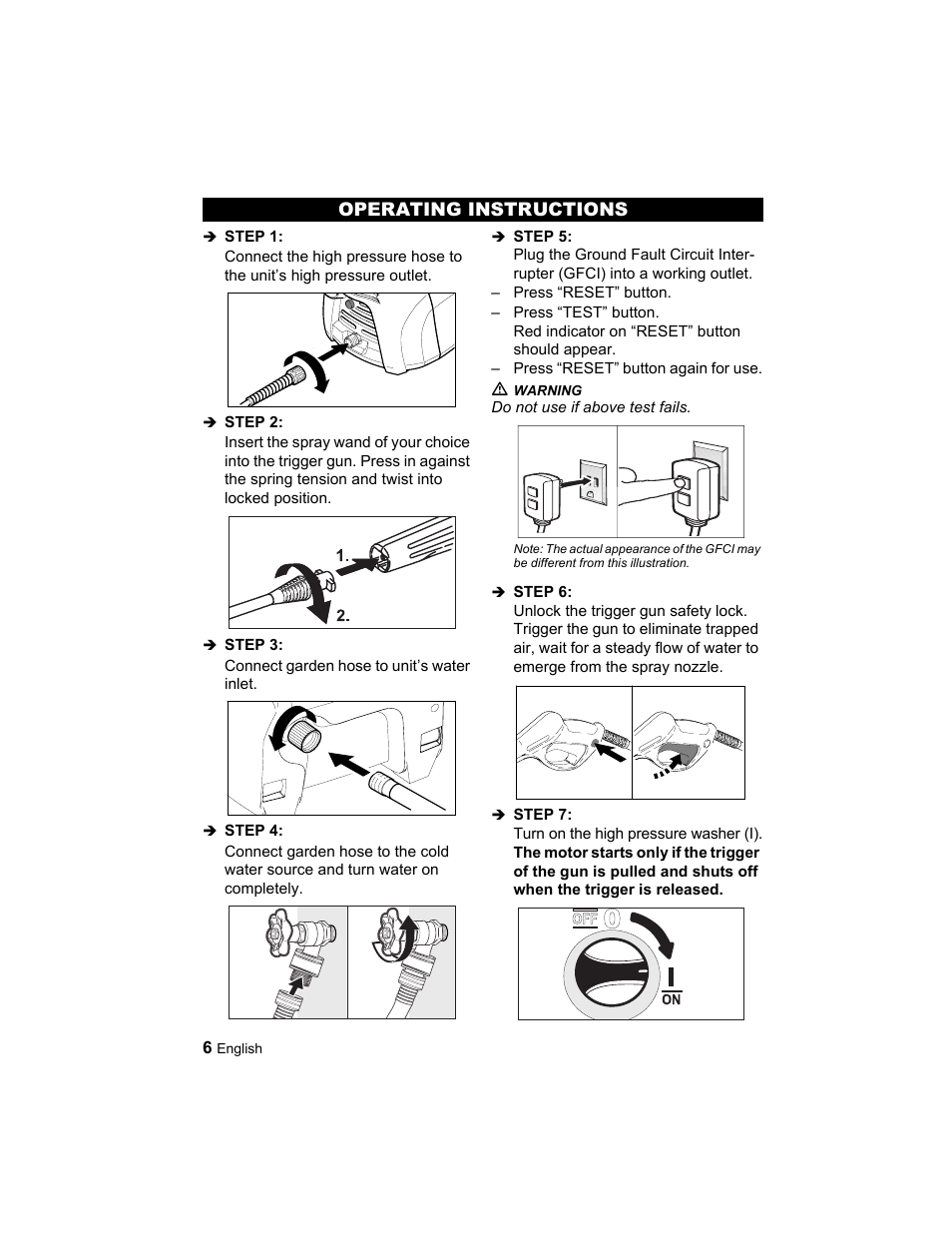 Karcher K 2.21 User Manual | Page 6 / 48