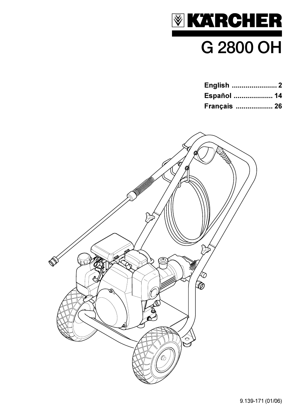 Karcher G 2800 OH User Manual | 40 pages