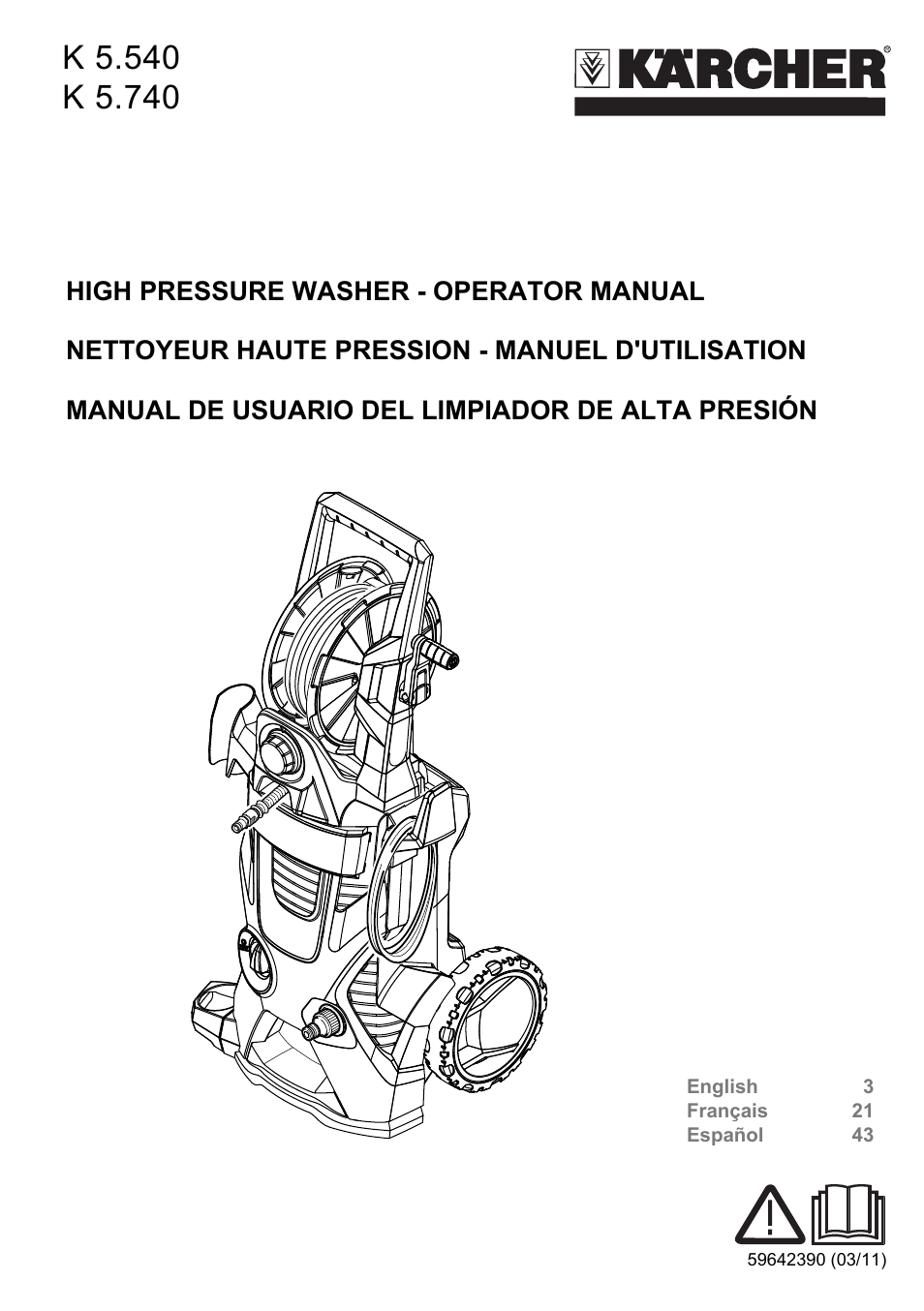Karcher K 5.540 User Manual | 64 pages