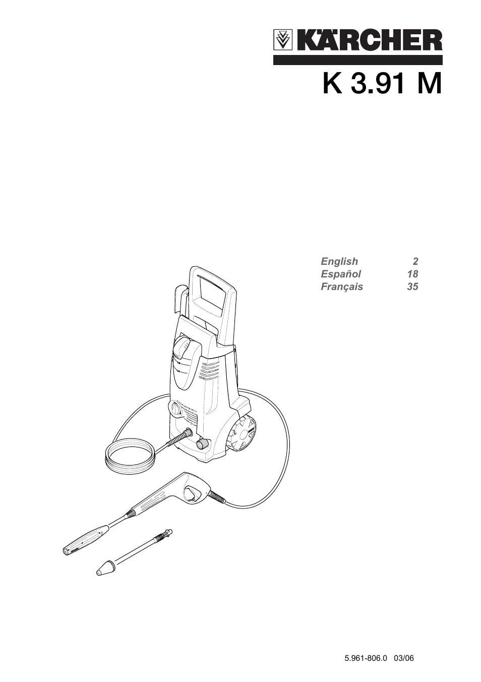 Karcher K 3.91 M User Manual | 52 pages