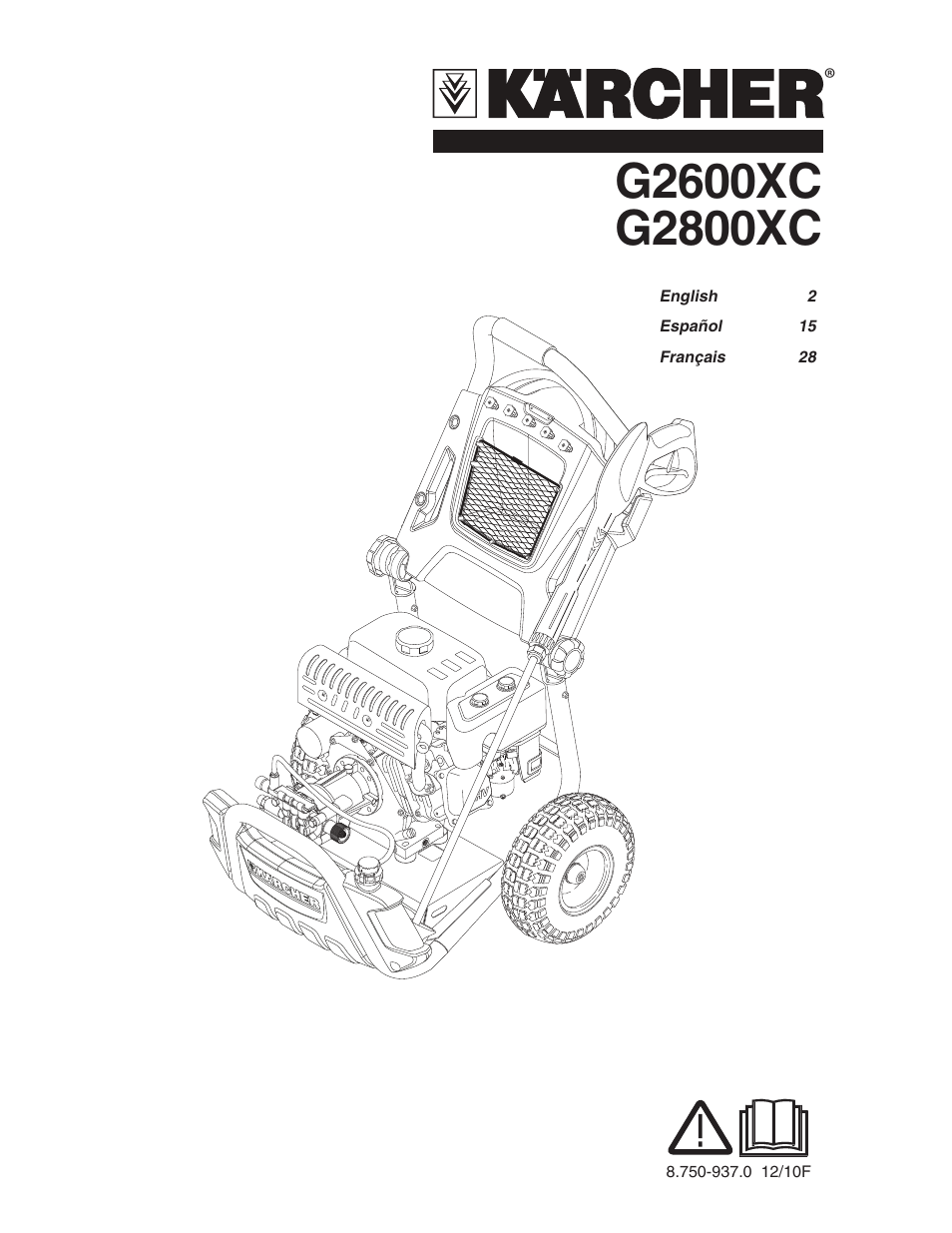 Karcher G2600XC User Manual | 40 pages