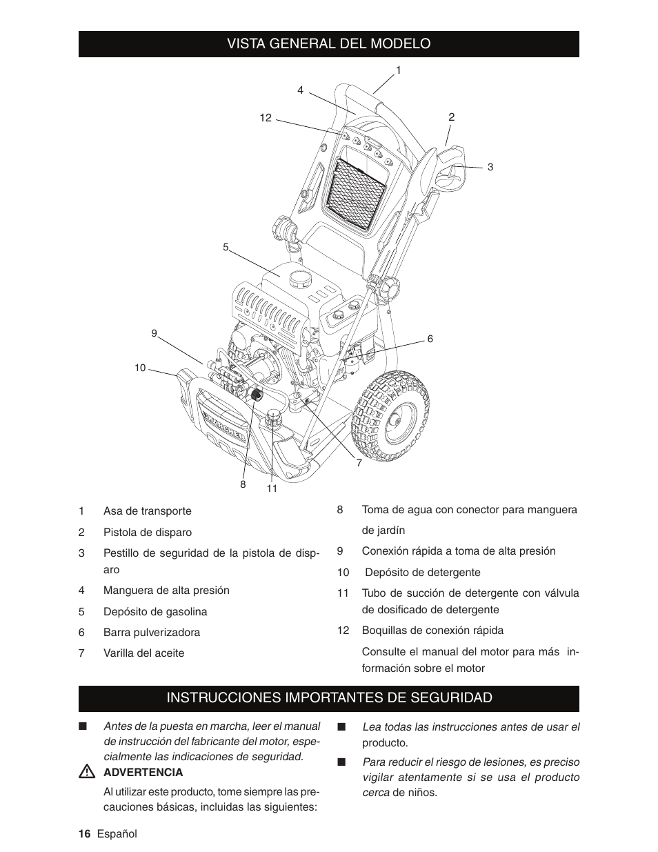 Karcher G2600XC User Manual | Page 16 / 40