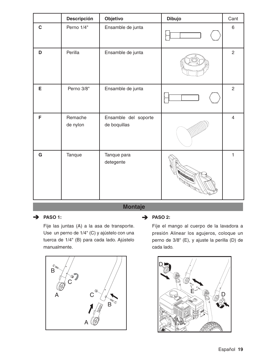 Karcher G2600XC User Manual | Page 19 / 40