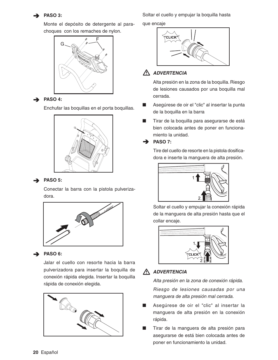 Karcher G2600XC User Manual | Page 20 / 40