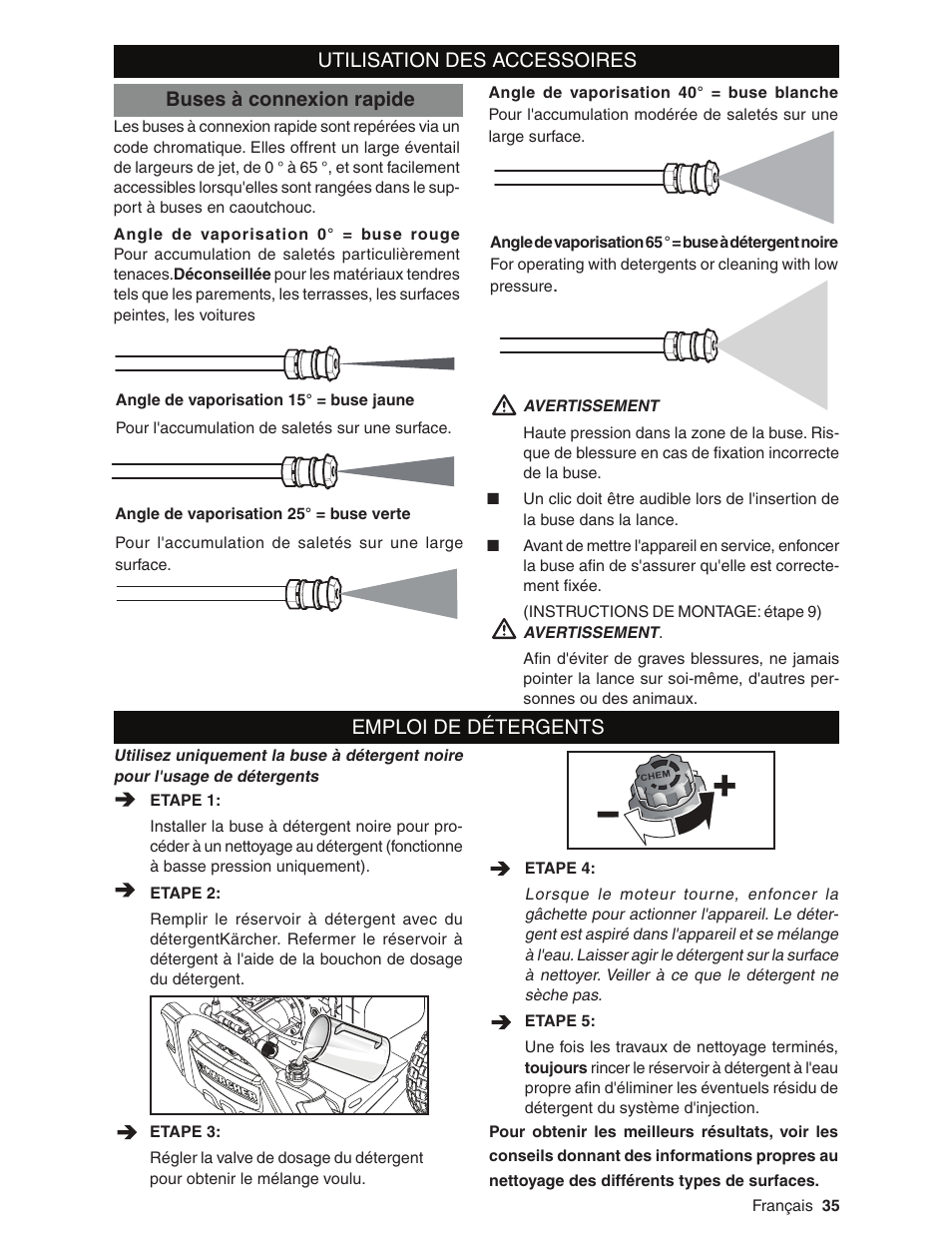 Karcher G2600XC User Manual | Page 35 / 40