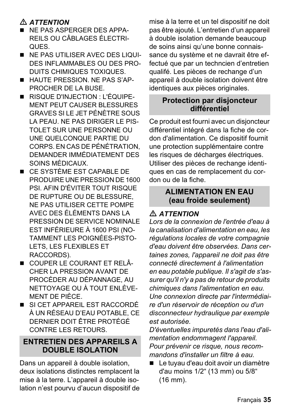 Karcher K 2.29 User Manual | Page 35 / 48