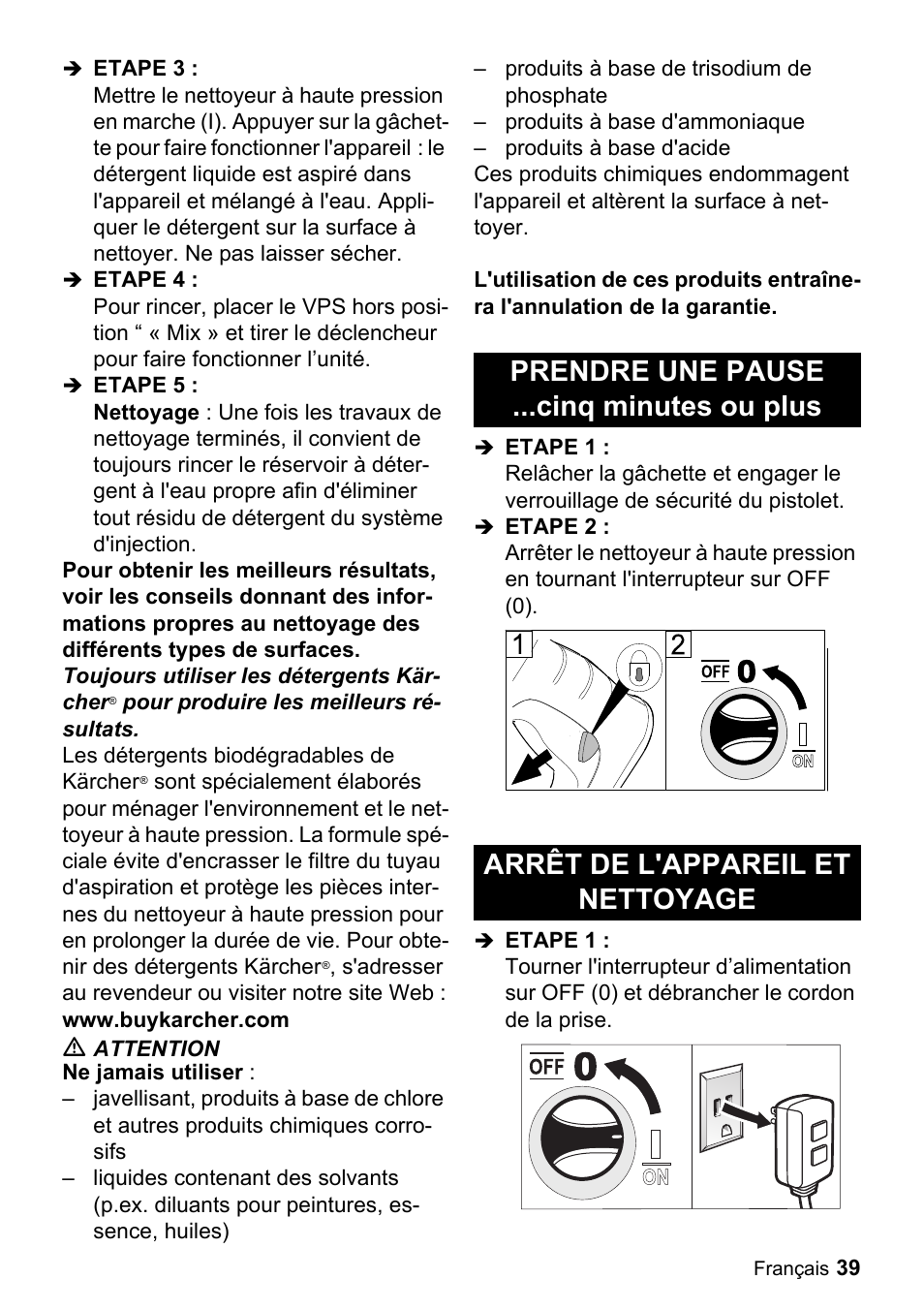 Karcher K 2.29 User Manual | Page 39 / 48