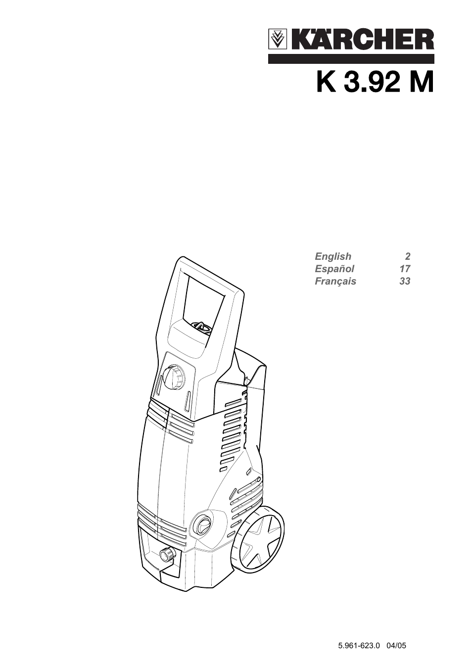 Karcher K 3.92 M User Manual | 48 pages