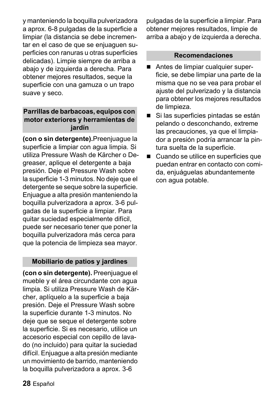 Karcher K 3.92 M User Manual | Page 28 / 48