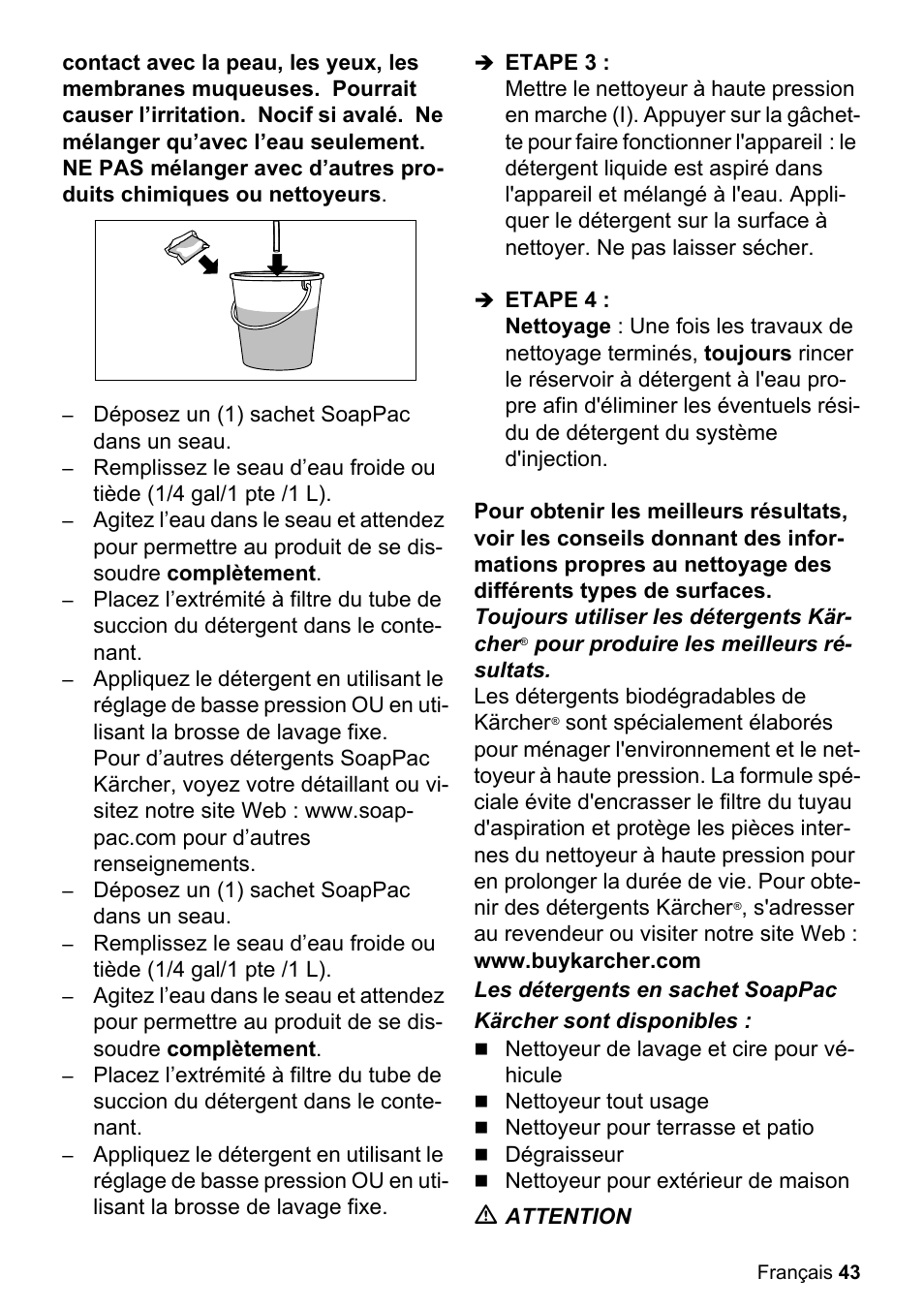 Karcher K 2.360 User Manual | Page 43 / 52