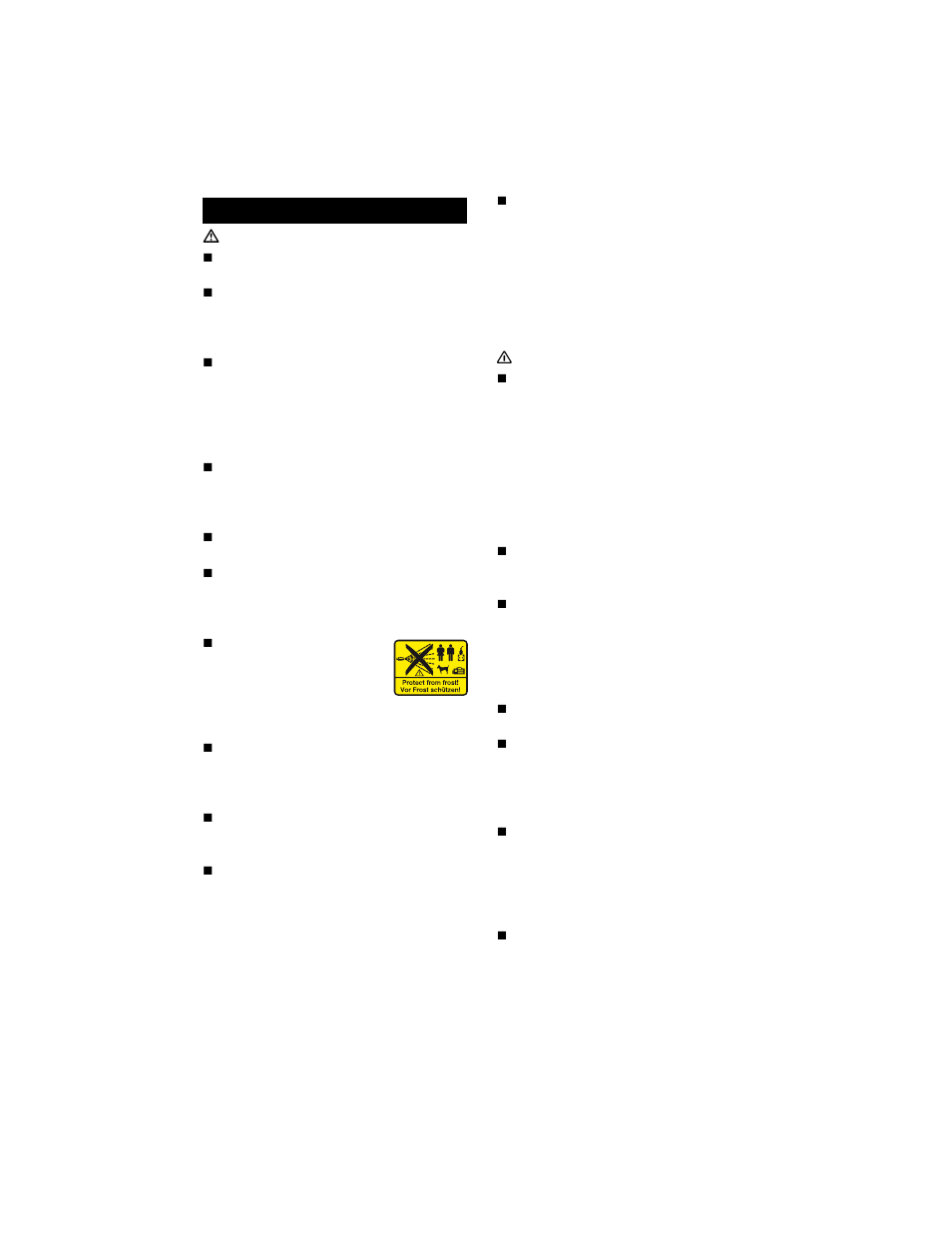 Safety instructions | Karcher KB 3.99 M User Manual | Page 4 / 12