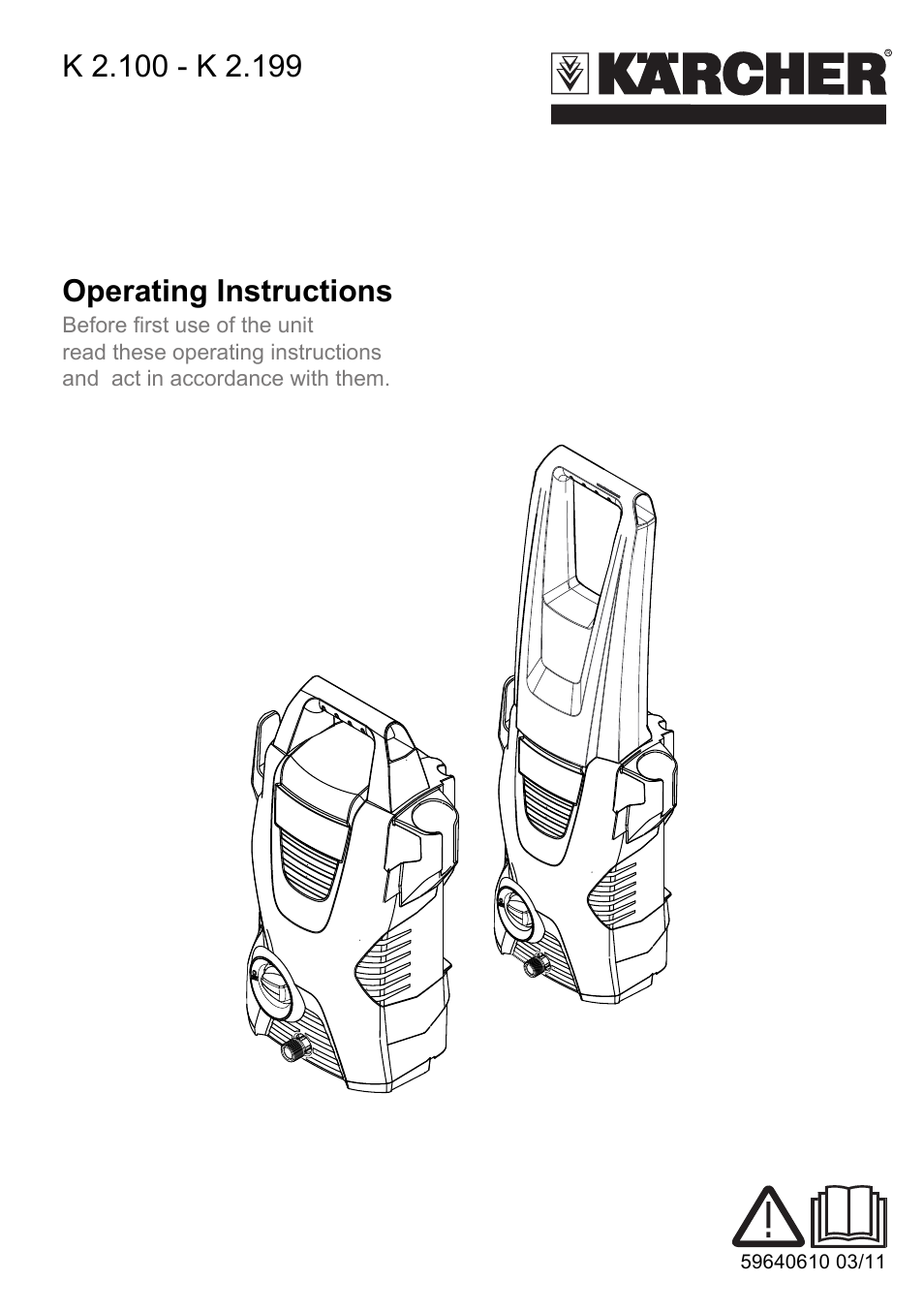 Karcher K 2.199 User Manual | 12 pages