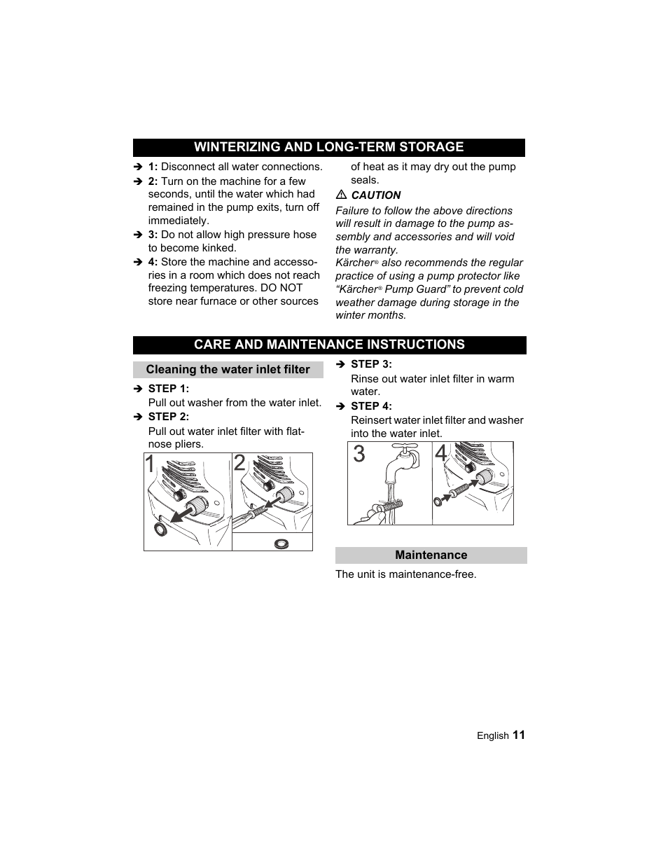 Karcher K 3.67 M User Manual | Page 11 / 52